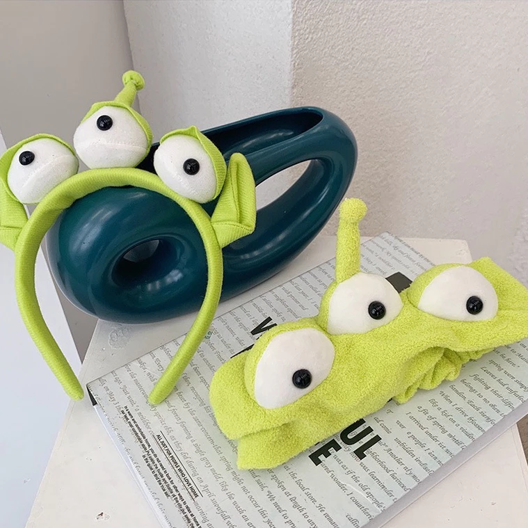 พร้อมส่ง ส่งไว ที่คาดผม มี6แบบ สามตา Disney กรีนแมน Greenman เอเลี่ยน ใส่ปาร์ตี้ ของขวัญ คอสเพลย์ น่ารัก สไตล์เกาหลี