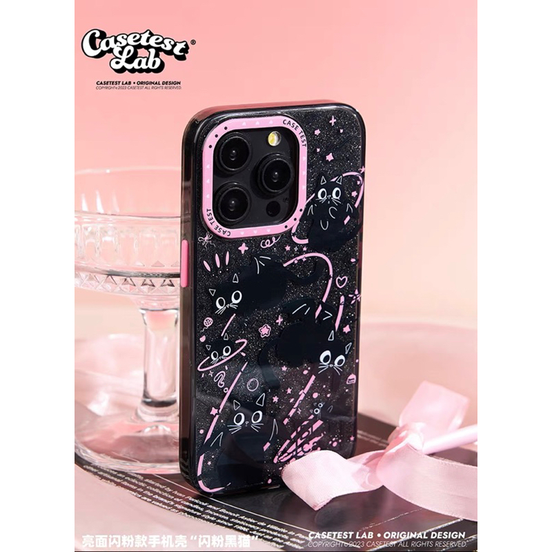 [pre-order ] CASETEST lab iphone case black cat magnet case แม่แหล็ก ไอโฟน 13-16