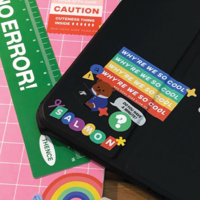Cool/Cute Kids Sticker die-cut 100% สติกเกอร์ไดคัทแยกชิ้น)
