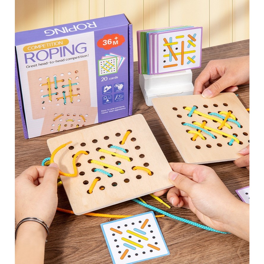 Roping เกมฝึกร้อยเชือก เล่นได้ 2 คน