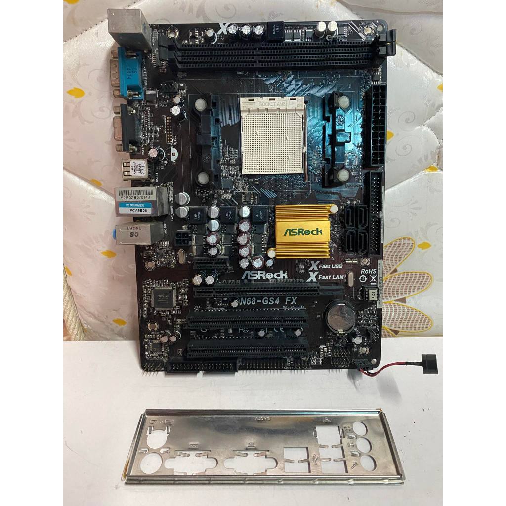 Mainboard เมนบอร์ด ASRock N68-GS4 FX Socket AM3+ มีฝาหลัง