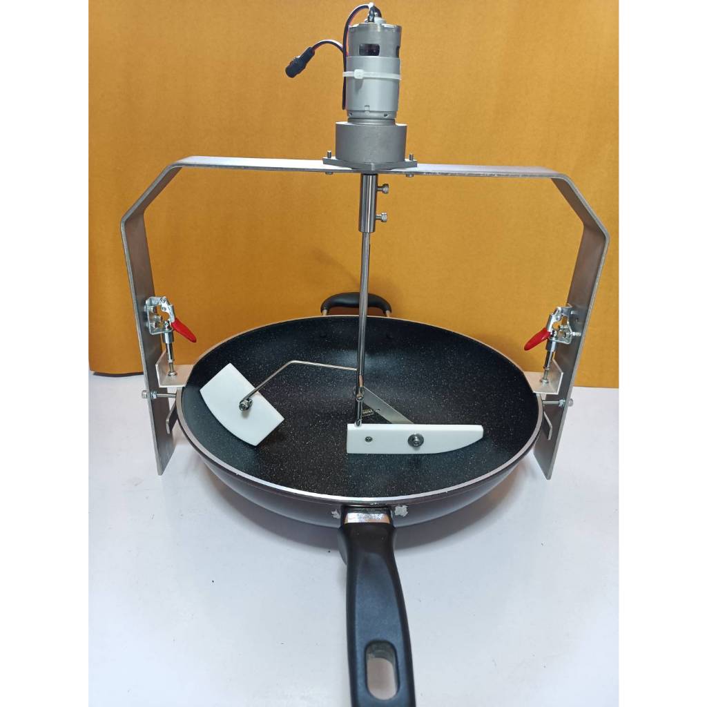 เครื่องกวนไส้ขนมมินิมอล กระทะเทปล่อน