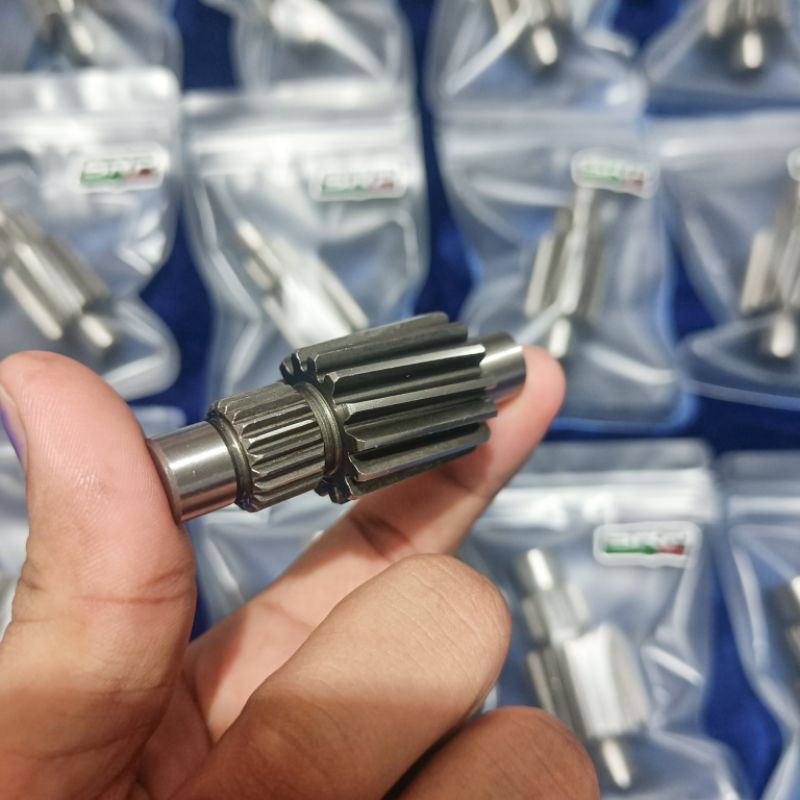 เฟืองท้ายแต่ง Lead125 4V ขนาด 14T 15T ประกันแตก หอน