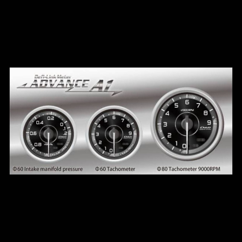 DEFI A1 ADVANCED วัดรอบใหญ่ Tachometer 9000RPM JAPAN