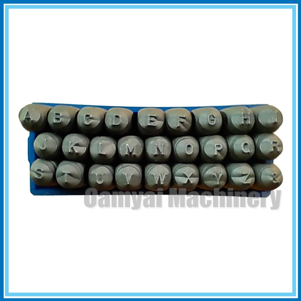 เหล็กตอกตัวอักษร เหล็กตอกตัวหนังสือ A-Z ตัวกลับ (เยอรมัน)