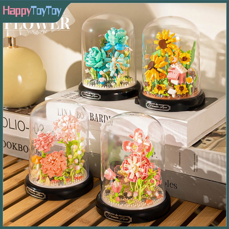 ดอกไม้ DIY ช่อดอกไม้ DIY ดอกลิลลี่สีขาว ทิวลิป ดอกคาร์เนชั่นงเหมาะสำหรับตกแต่ง ของขวัญวันเกิด