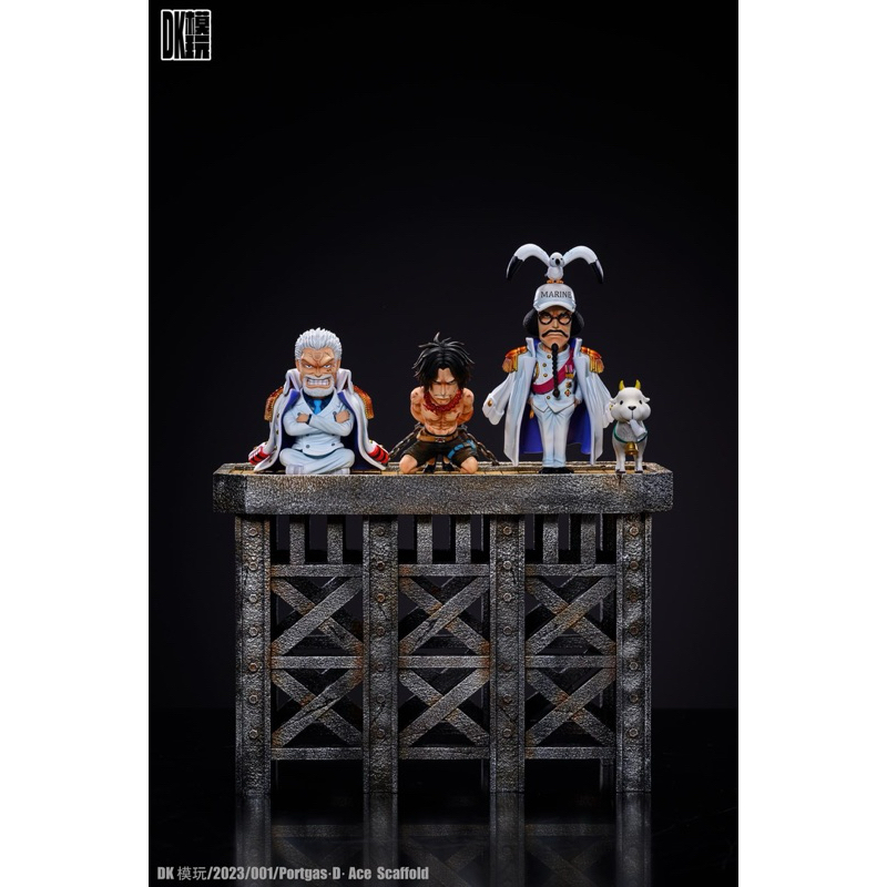 One Piece Resin Statue DK STUDIO - Ace Excution Diorama