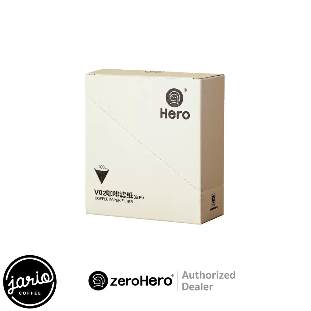 Jario x zeroHero กระดาษกรองกาแฟ zeroHero Drip Pour-Over Coffee Filter