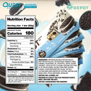 Quest Protein Bar - 6 Bar - โปรตีนบาร์ ขนมคลีน (6 ชิ้น)