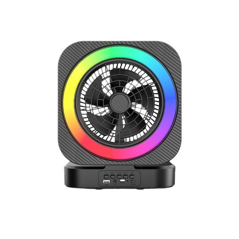 ใหม่ ลำโพงบลูทูธพัดลม 2in1 รุ่น ZQS-1456 เสียงดี เบสแน่นมาก สนุกไปกับเสียงเพลง มีไฟLEDปรับได้หลายสี