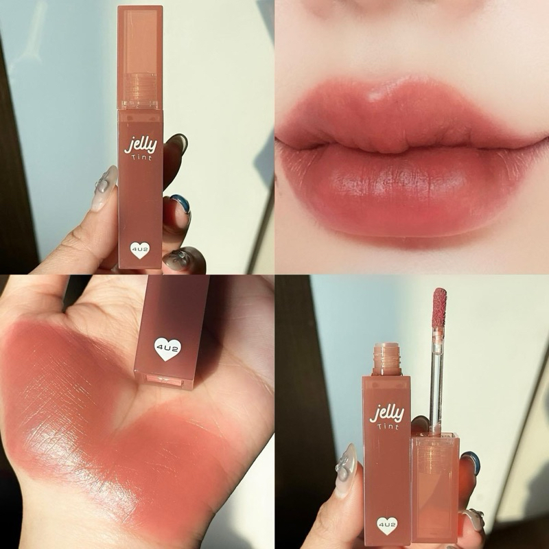 4U2 Jelly Tint #17 โทนน้ำตาลอมแดงสวยมากก 🤎