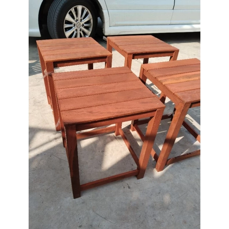 เก้าอี้ไม้ รหัสสินค้า big size 38 * 38 ความสูง 50 ซม กลุ่มเกษตรกรชาวชัยภูมิ