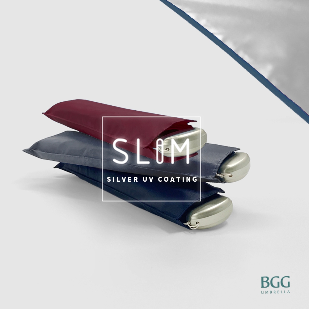 BGG UV Cut Slim Pocket Folding Umbrella ร่ม ร่มพับ กันแดด กันยูวี พกพาขนาดเล็ก หนา 2 ซม. (FM3014)
