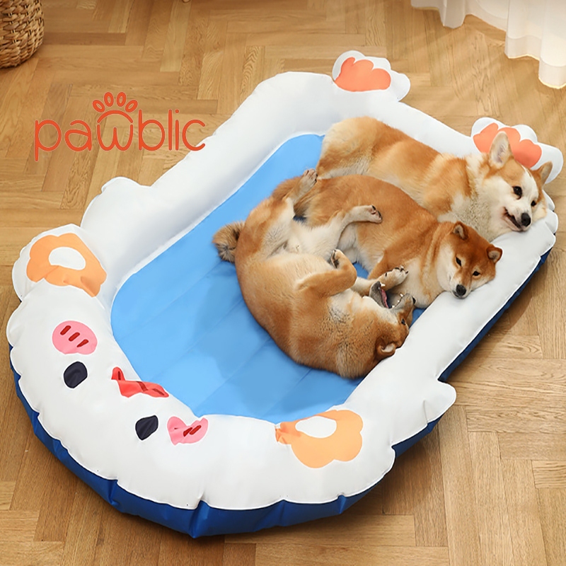 Pawblic แผ่นเจลเย็นแมว Pet Cool mat คูลแพดสำหรับสัตว์เลี้ยง กันความชื้น และสะดวกสบาย pvcวัสดุ 63*43/74*53/90*72ซ