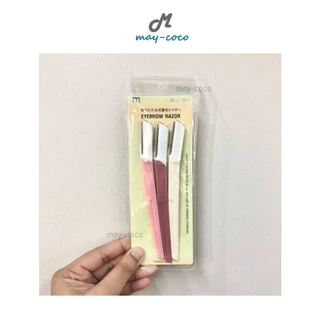 ถูก/แท้/มีไลฟ์ (1 แพคเกจมี 3 ชิ้นตามรูป) มีดกันคิ้ว MEILINDA Trio Razor Malian กันคิ้ว กำจัดขนคิ้ว