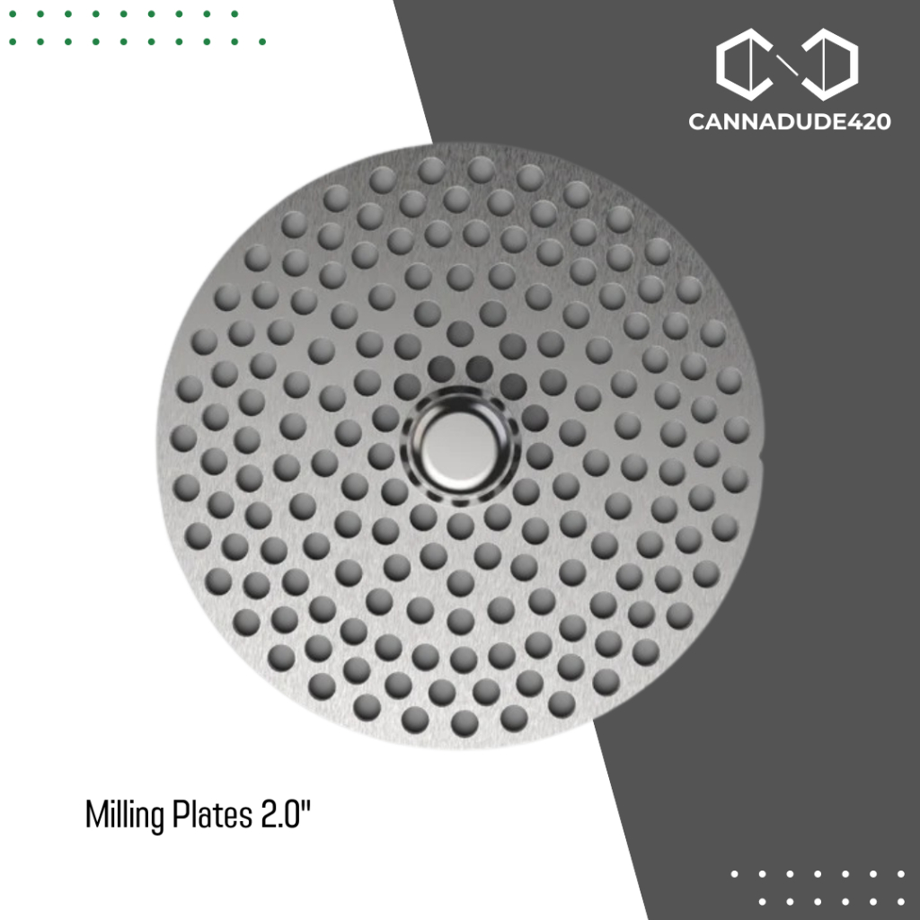 Flower Mill - Milling Plates สำหรับ Next Gen Premium 2.0" ตะแกรงสำหรับ Re-Assembly FlowerMill Grinde