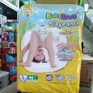 ผ้าอ้อมเบบี้เลิฟเพลย์แพ้นท์(ห่อสีเหลือง)แบบกางเกง(S-3XL)