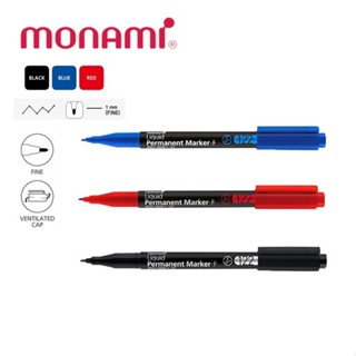 ปากกาเคมี โมนามิ Monami Liquid permanent marker 122 ขนาดหัว …