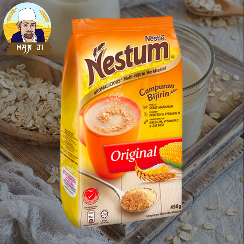 Nestum Original เนสตุ้ม ครื่องดื่มธัญพืช ซีเรียลอาหารเช้า 450g
