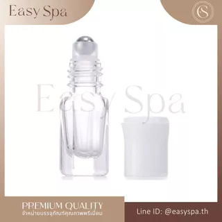 COD ขวดลูกกลิ้งแก้วหนา ลูกกลิ้งสแตนเลส 3ml 6ml 10ml สุดหรู สีสวย ขวดแก้วหนาเคลือบสี ฝาอลูมีเนียม หลากสี