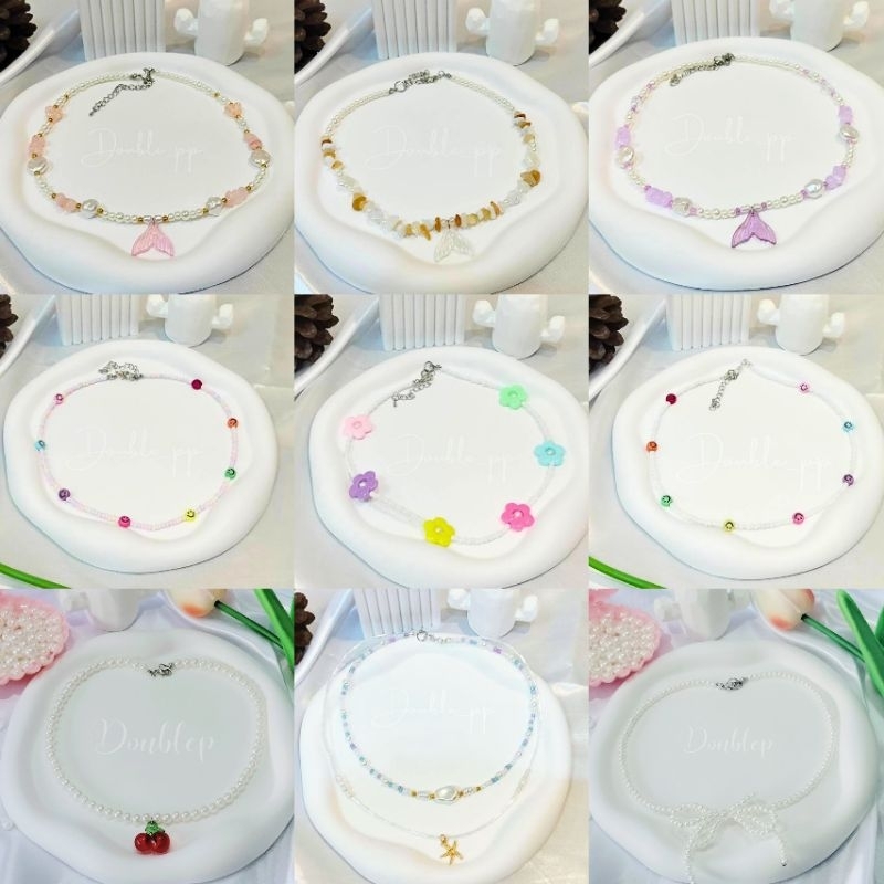 สร้อยคอลูกปัดแฟชั่น มีหลายจี้