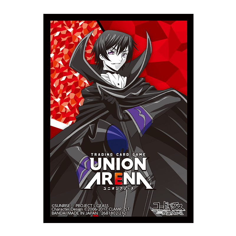 Union Arena - Official Card Sleeve CODE GEASS: Lelouch of the Rebellion CARD SLEEVE Card Game การ์ดเกม ภาษาญี่ปุ่น Banda