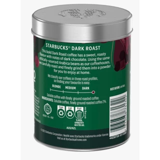 Starbucks Instant Coffee สตาร์บัคส์ กาแฟผง พร้อมชง Medium Roast และ Dark Roast **รุ่นกระปุก**ขนาด 90 กรัม(g.)