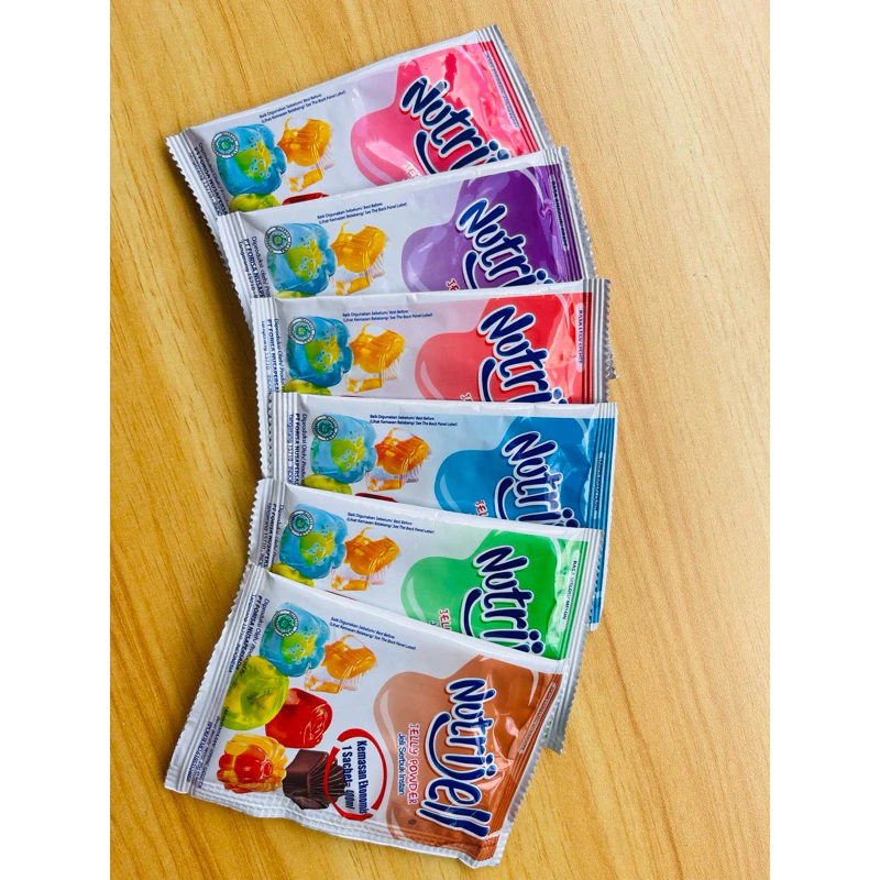 NUTRIJELL ผงเยลลี่ ผงเจลลี่/วุ้น สำเร็จรูป นูทรีเจล วุ้นเจลลี่บอล ผงวุ้นอินโดนีเซีย วุ้นอินโด