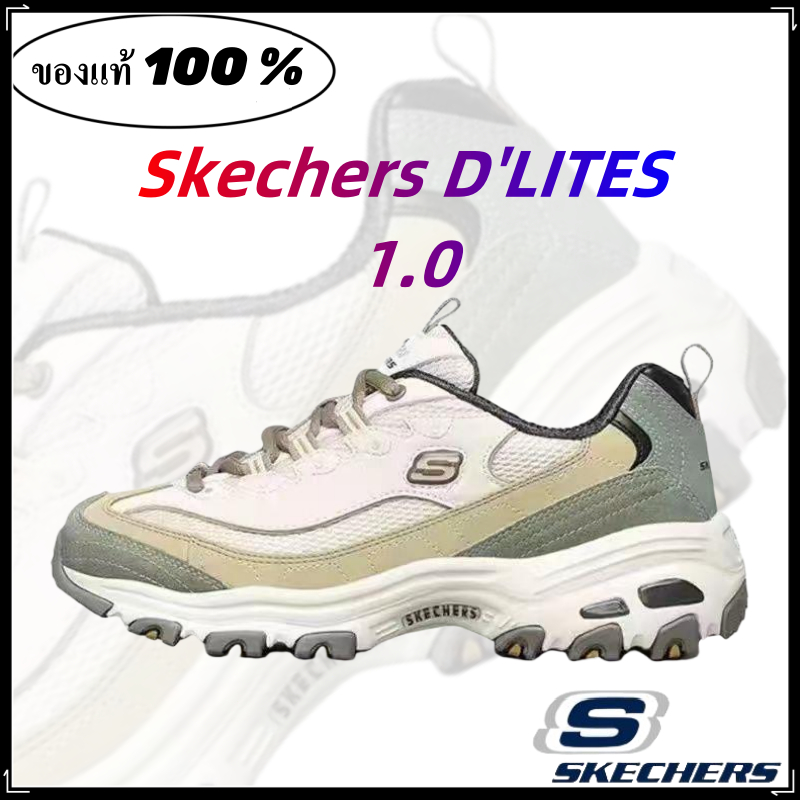 Skechers สเก็ตเชอร์ส รองเท้าผู้หญิง Women D'lites 1.0 Sport shoes ของแท้ 100 % การป้องกันการลื่น