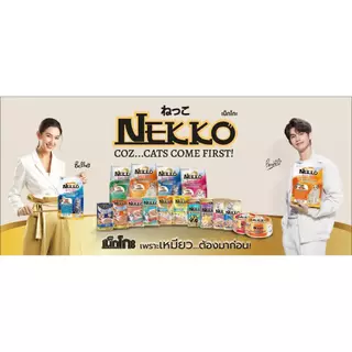 [ยกโหล 12ซอง] Nekko อาหารแมว แบบเปียก ครบทุกรส