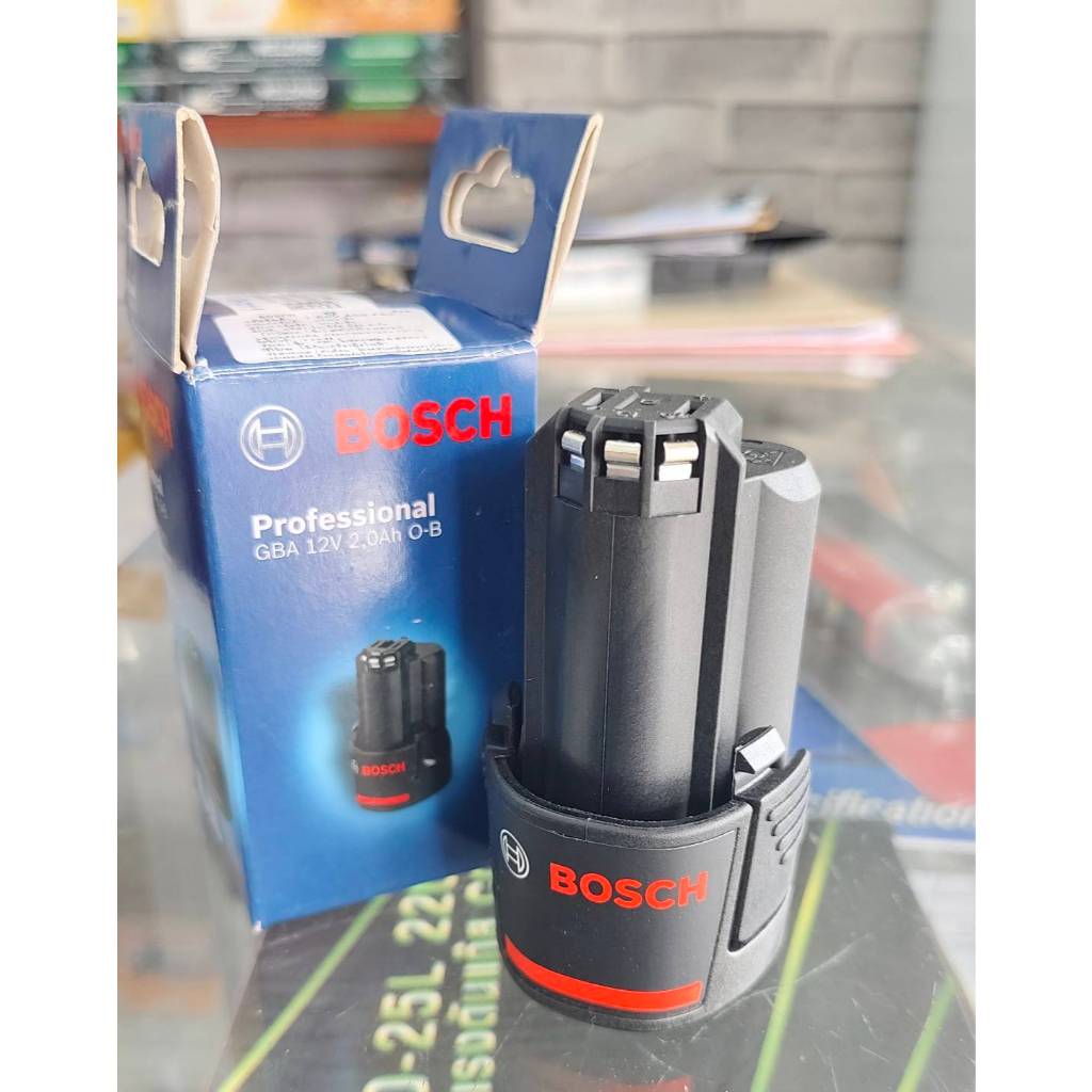 Bosch แบตเตอรี่ รุ่น GBA 12v 2.0Ah Li-ion Battery 1600A00F6X : แบตเตอร์รี่ 12V.ความจุ 2.0 Ah BOSCH