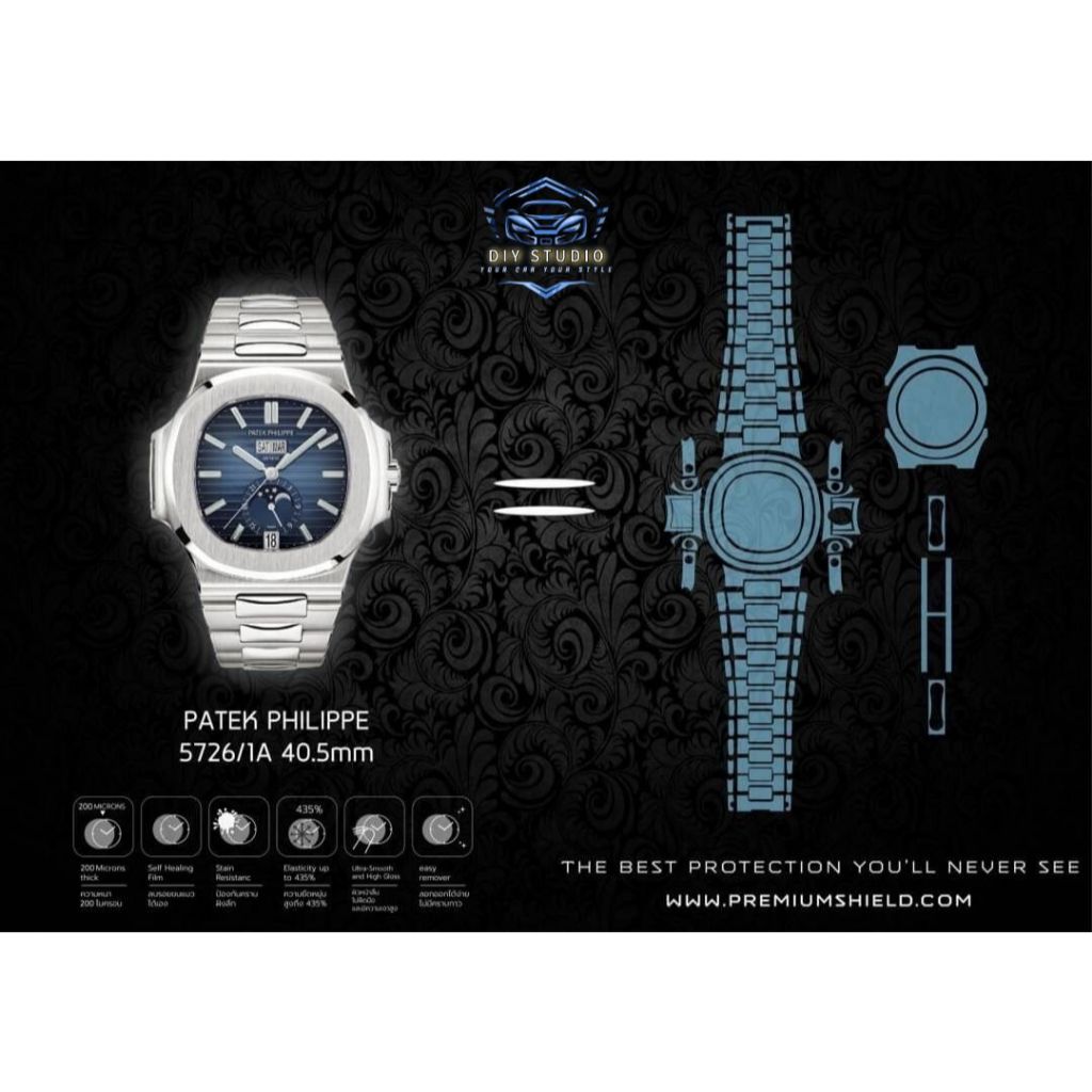 ฟิล์มใสกันรอยนาฬิกา รุ่น 57261A 40.5mm