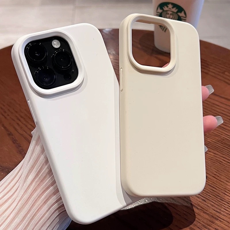 เคสไอโฟน 𝐬𝐢𝐥𝐢𝐜𝐨𝐧𝐞 เคสซิลิโคน กำมะหยี่ ลบรอยปากกาได้ สำหรับ iPhone 15 14 13 12 11 7,8,Pro Max Plus 15PROMAX เคสลบรอยได้