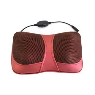 เครื่องนวด หมอนนวดคอ ระบบอินฟาเรด ปรับความแรง 2 ระดับ CAR AND HOME MASSAGE PILLOW ใช้ไฟบ้าน & รถยนต์ อุปกรณ์ครบชุด