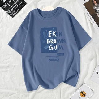 Cosco เสื้อยืดผู้หญิงสาวลายการ์ตูนน่ารัก#A134