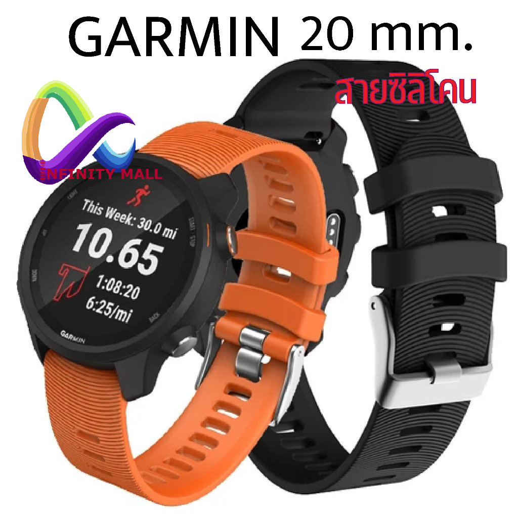 สาย Garmin Forerunner 245 645 55 165 570 / Venu 2 plus SQ /Vivoactive 6 5 3 music / Vivomove HR  Luxe style Suunto3 band