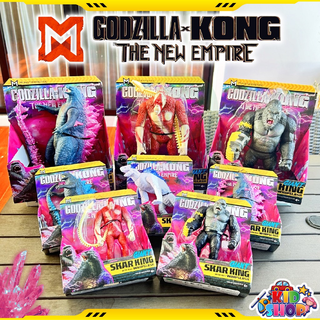 🦍Godzilla x Kong The New Empire Monsterverse Action Figure โมเดลก็อตซิลล่า มีให้เลือกถึง 2ขนาด