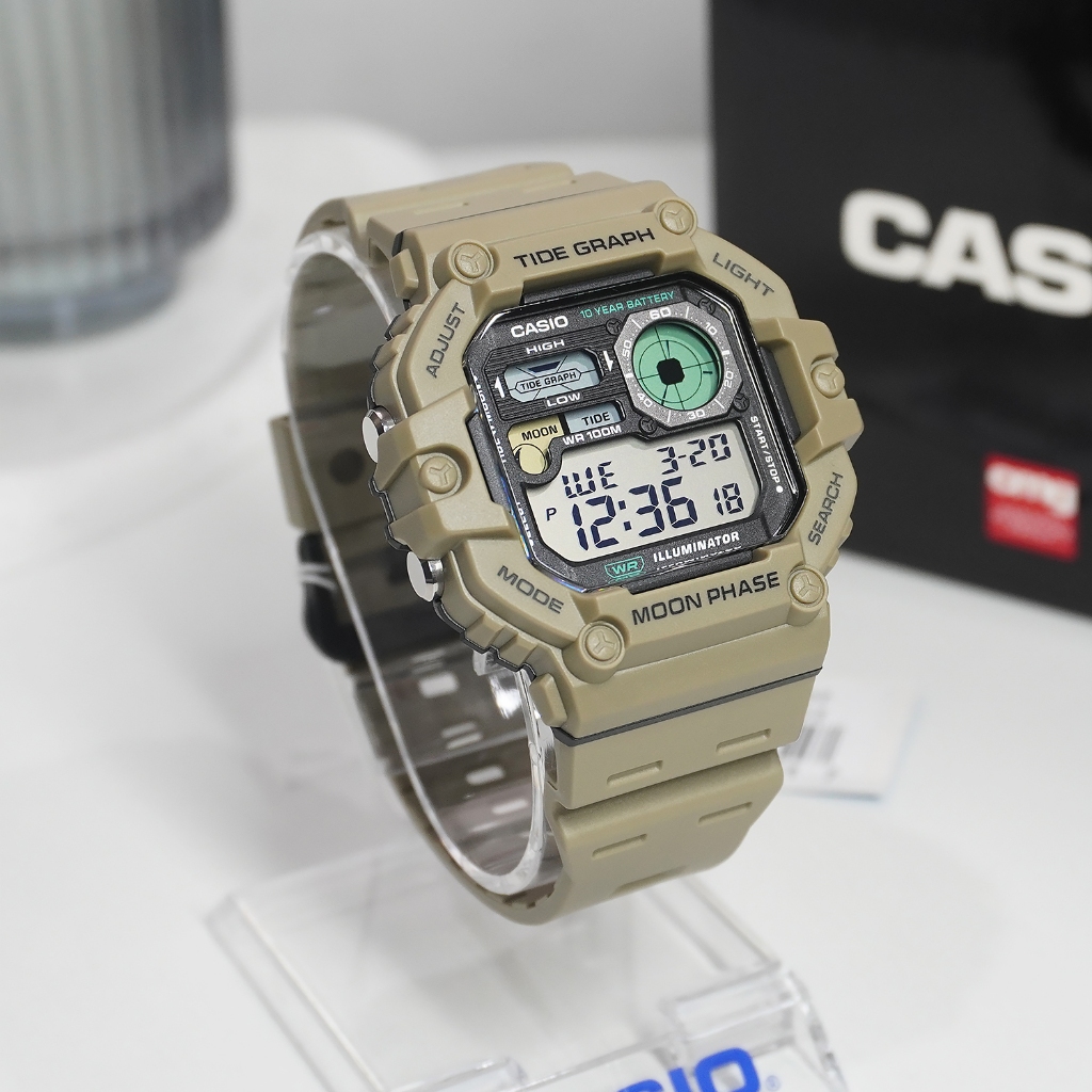 Casio Standard นาฬิกาข้อมือผู้ชาย รุ่น WS-1700,WS-1700H,WS-1700H-1A,WS-1700H-5A,WS-1700H-8A
