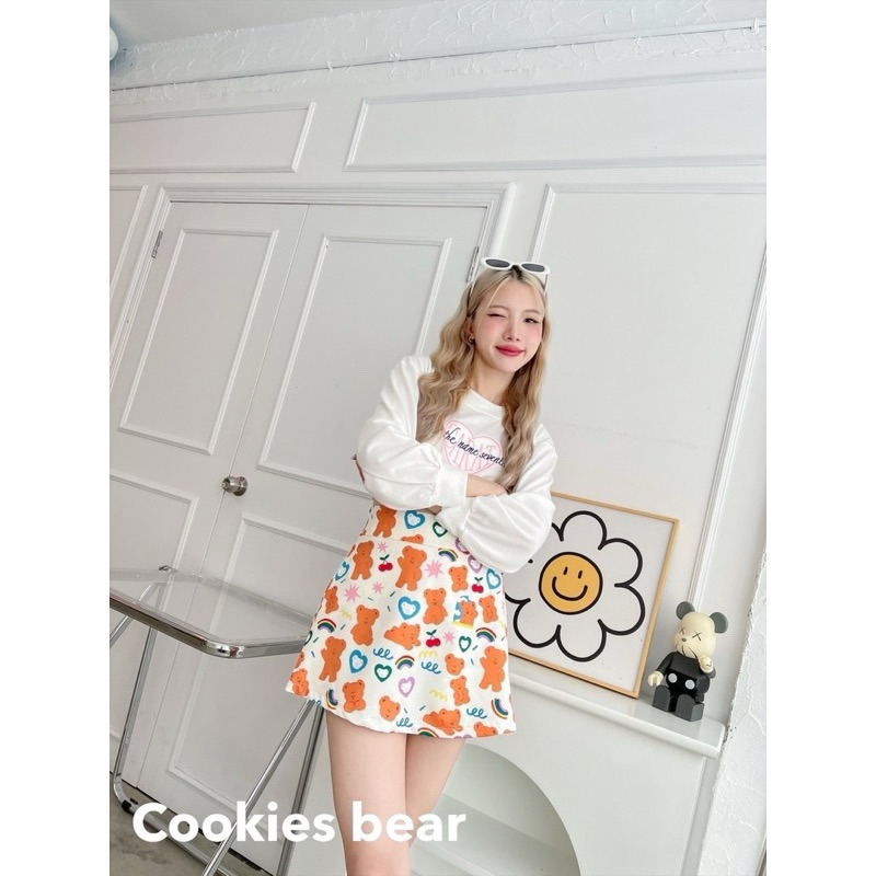 กางเกงกระโปรงซิบข้าง Cute - รูปที่ 5