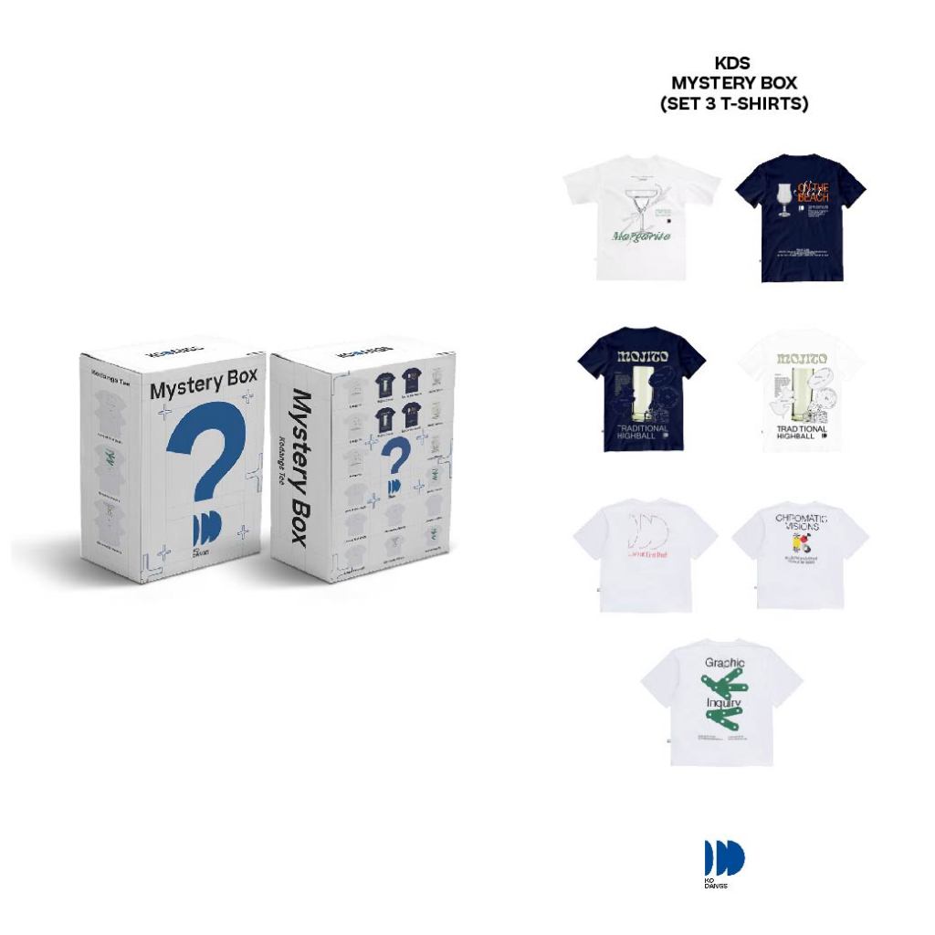 KODANGS MYSTERY BOX - กล่องลุ้น 3 ลาย เสื้อยืดkodangs ทรงโอเวอร์ไซส์Oversize tee
