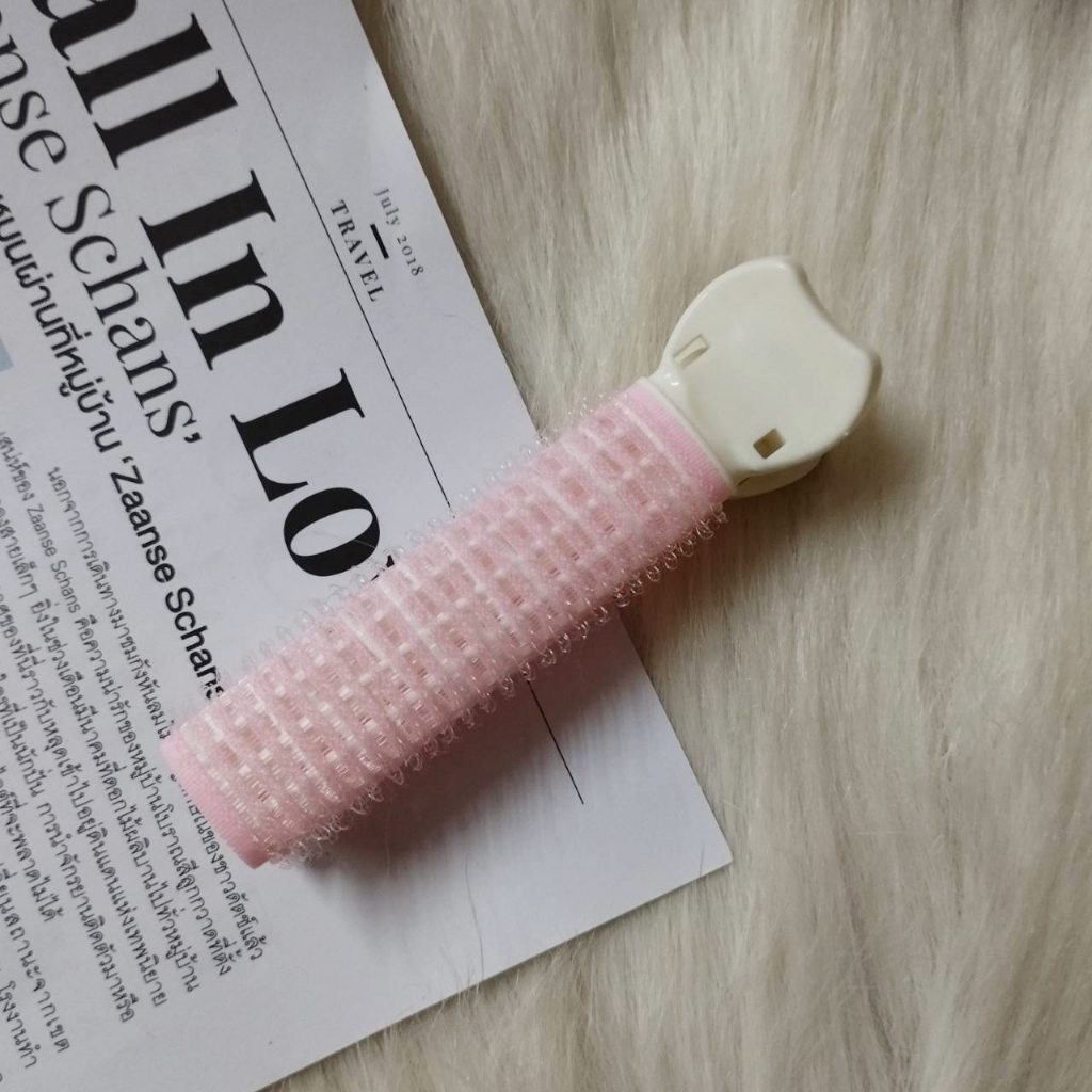 กิ๊บยกโคนผม โรลยกโคนผม สีชมพู / ของใหม่ค่ะ