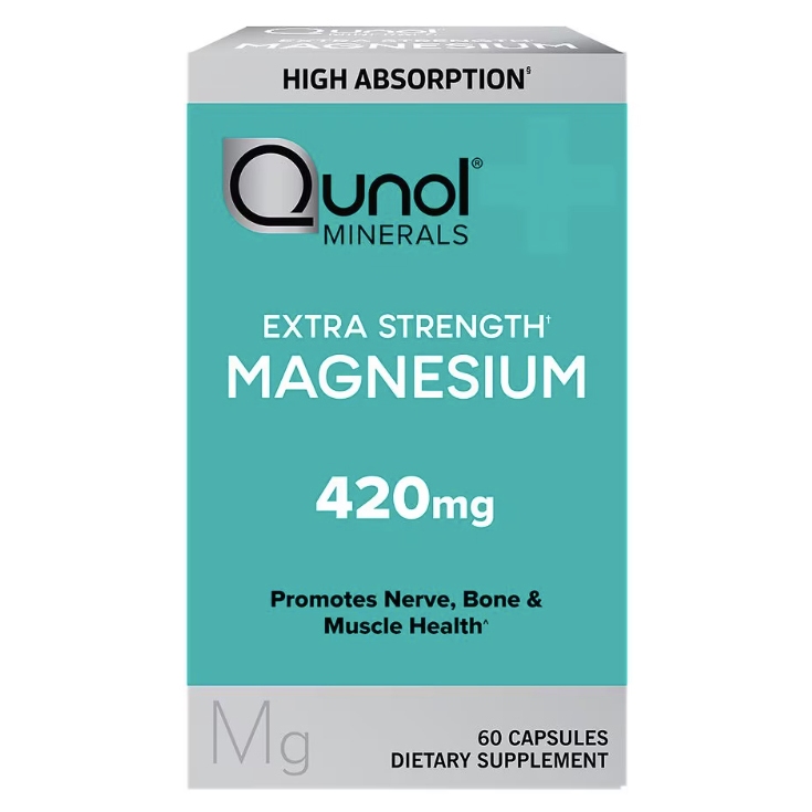 Qunol Extra Strength Magnesium 420 mg ดูดซึมได้ดีกว่า