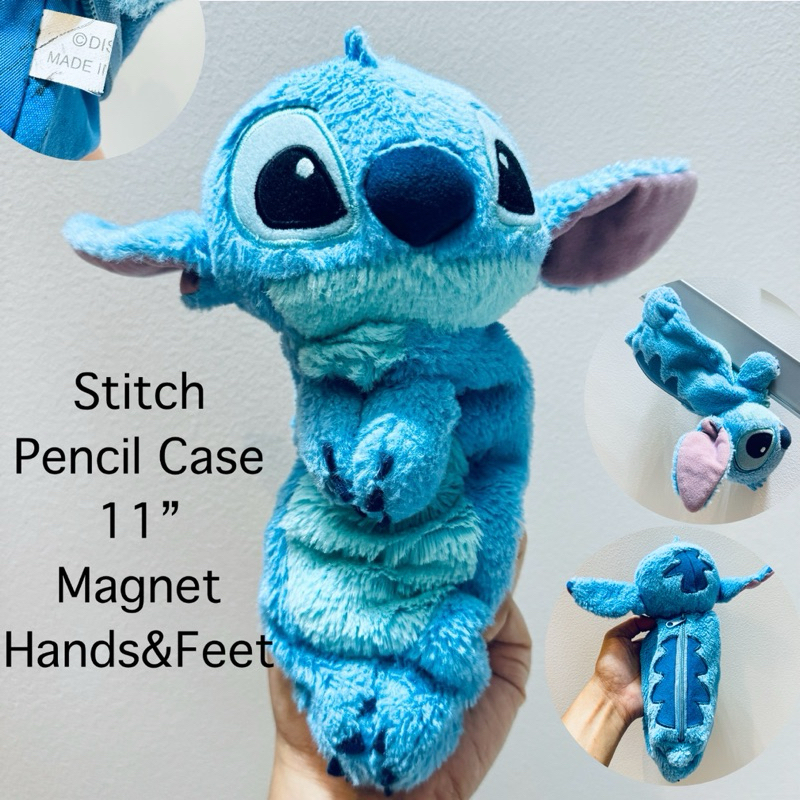 กระเป๋า ใส่ดินสอ ปากกา ซิป สติทช์ สติส ดิสนีย์ ขนาด11” ขนนุ่ม #stitch  #Pencil #Case #Zip #pouch #ba