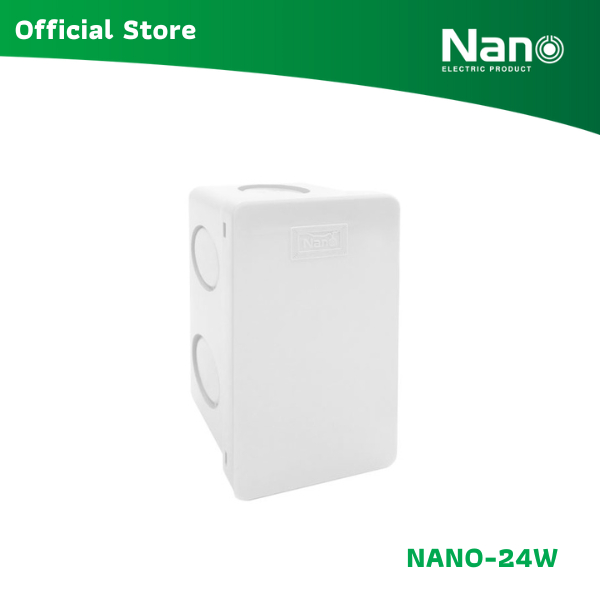NANO กล่องพักสาย (หุน) 2x4" (50 ชิ้น/กล่อง) รุ่น NANO-24