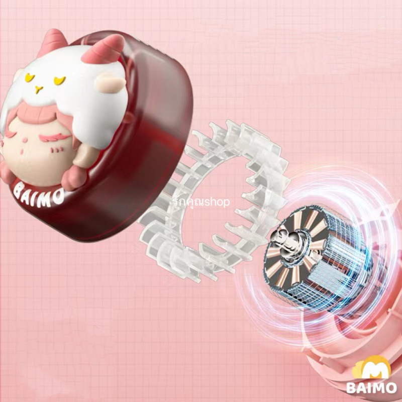 พัดลม พัดลมพกพา พัดลมห้อยคอ ชาร์จแบต ใช้ได้ 300 นาที ลายการ์ตูน แรงลม 3 ระดับ พกพาง่าย น่ารัก พร้อมส่ง - รูปที่ 7
