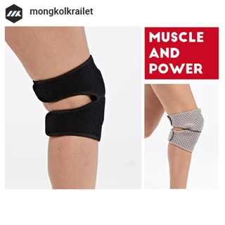MK กีฬาเข่า Pads Breathable หนาเข่าสนับสนุนรั้งฟิตเนสอุปกรณ์กีฬาสำหรับวิ่งขี่
