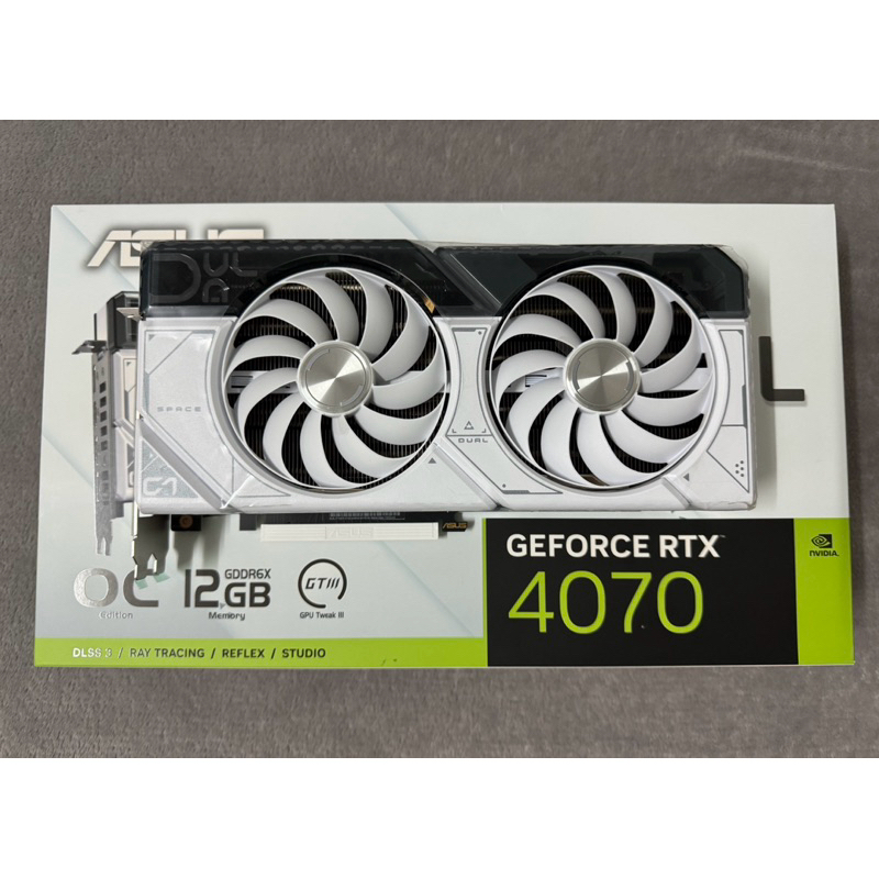 ASUS RTX 4070 DUAL WHITE OC มือสอง สภาพสวย