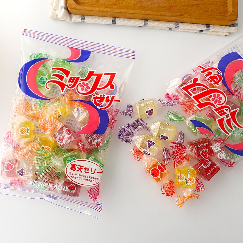 พร้อมส่งทันที Kinjo Jelly Candy เยลลี่กินเปลือก ตัวดังในต๊อกๆ นำเข้าจากญี่ปุ่น ลูกอมเยลลี่เคี้ยวหนึบ นำเข้าจากญี่ปุ่น