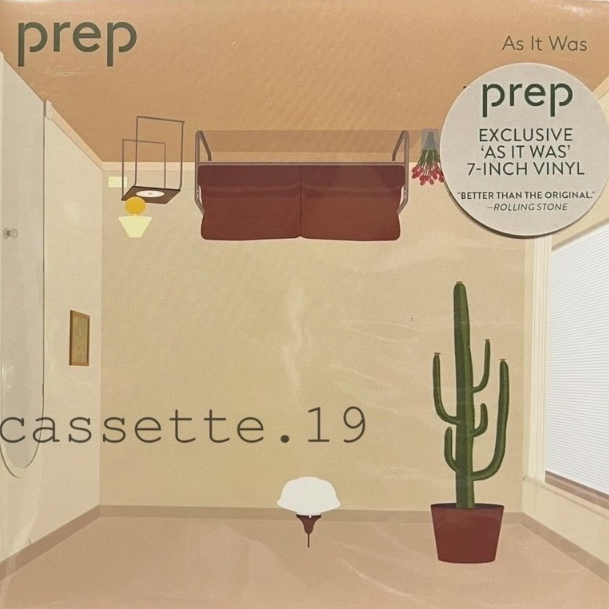 แผ่นเสียง​ LP 7" PREP - AS IT WAS แผ่นซีล ใหม่