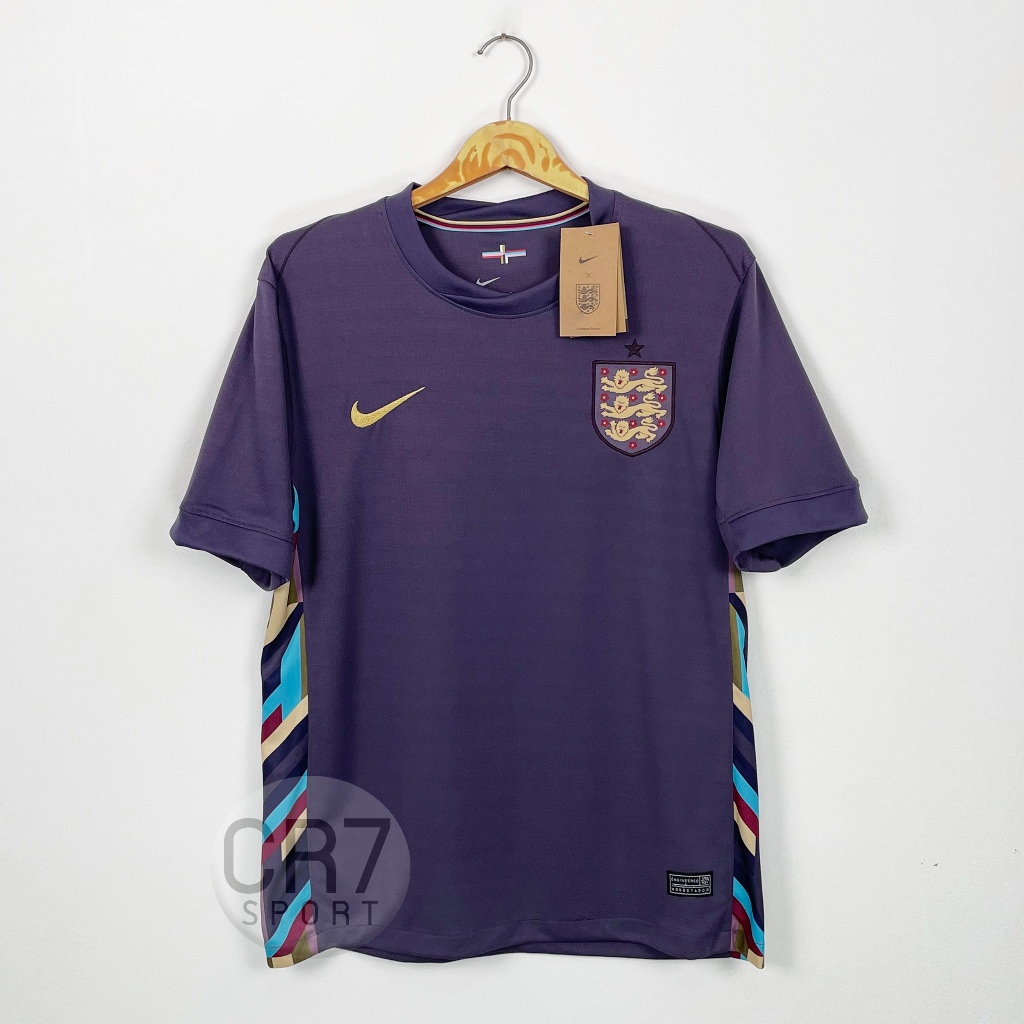 New!! เสื้อฟุตบอลทีมชาติ อังกฤษ Awayชุดเยือน ยูโร 2024-2025 เกรดแฟนบอล AAA